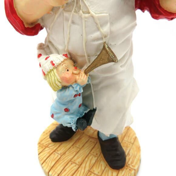 Vintage Dept 56 Santa Toymaker with Elves Figurine Christmas Holiday Decor - Picture 7 of 10